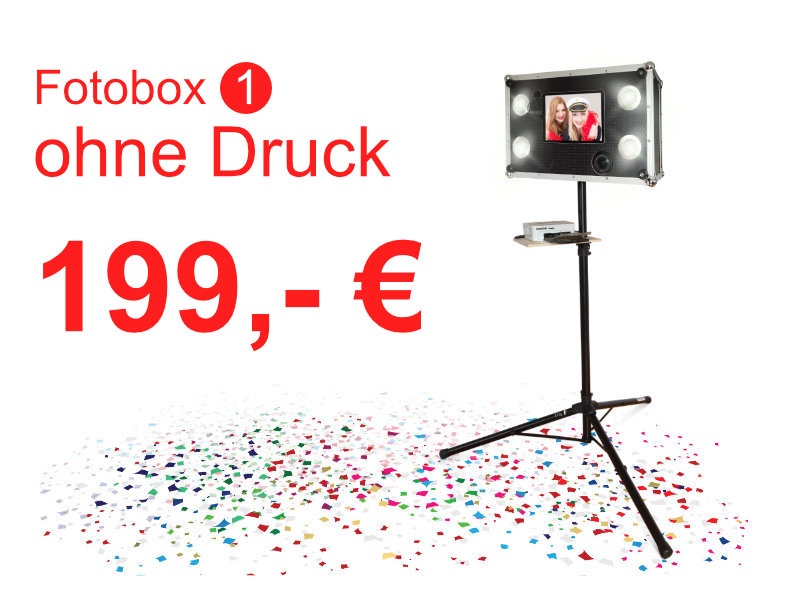 Fotobox 1 ohne Druck Spiegelreflexkamera