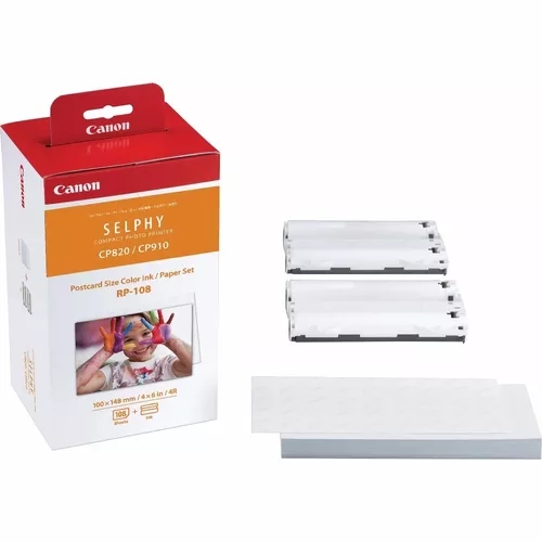 Canon Selphy Toner Plus Papier CP 910 RP-108